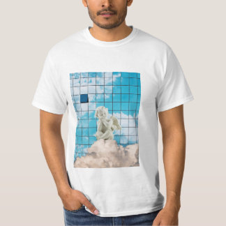 Symbolic White Mystical Design with an Angel T-Shirt