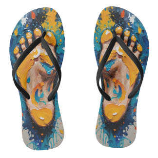 Symbolism of the God's Footprint Flip Flops