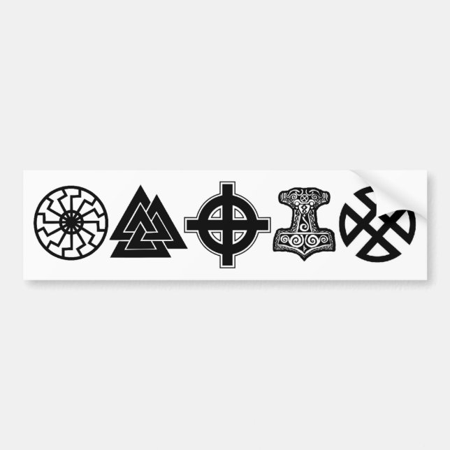 symbolism.png bumper sticker (Front)