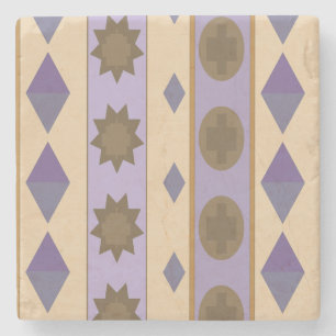 SYMBOLS blue Stone Coaster