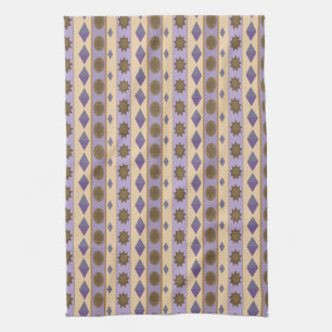SYMBOLS blue Tea Towel
