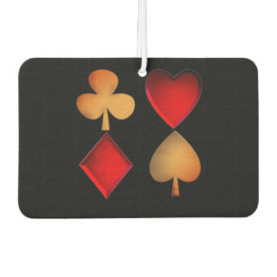 symbols for card game   car air freshener