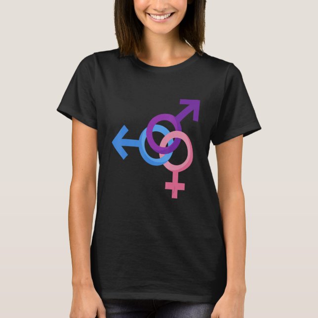 Symbols Lgbtq Gay Rights Proud Pride Rainbow 1 T-Shirt (Front)
