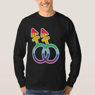 Symbols Lgbtq Gay Rights Proud Pride Rainbow 2 T-Shirt