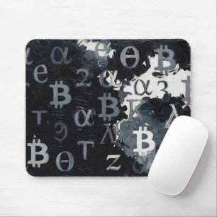 Symbols of Bitcoin (Style: 11) Laptop Sleeve Mouse Mat