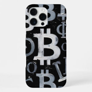 Symbols of Bitcoin (Style: 1) iPhone 16 Pro Max Case