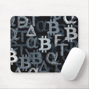 Symbols of Bitcoin (Style: 6) Laptop Sleeve Mouse Mat