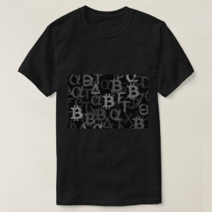Symbols of Bitcoin (Style: 6) T-Shirt