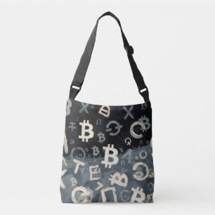 Symbols of Bitcoin (Style: D) Crossbody Bag