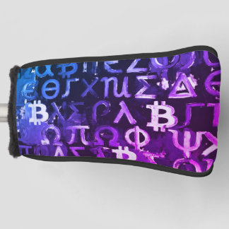 Symbols of Bitcoin (Style: Miami Purple - 5) Golf Head Cover