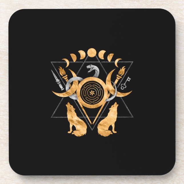 Symbols of Hecate Coaster (Front)