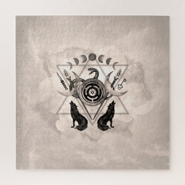 Symbols of Hecate Jigsaw Puzzle (Vertical)