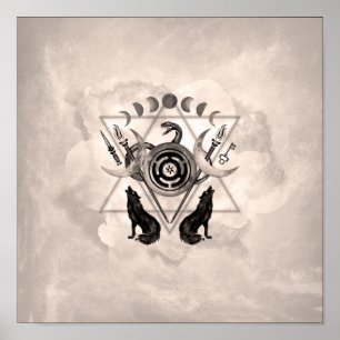 Symbols of Hecate Poster