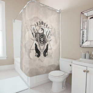 Symbols of Hecate Shower Curtain