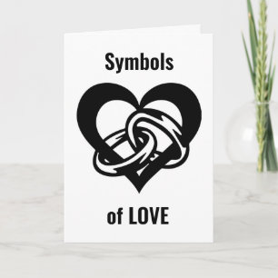 SYMBOLS OF (OUR) LOVE ON OUR ANNIVERSARY CARD