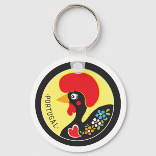 Symbols of Portugal - Galo de Barcelos Key Ring