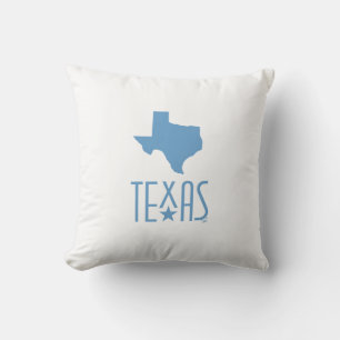 Symbols of Texas, state of Texas, blue Cushion