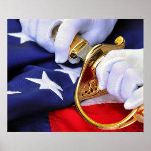 Symbols Of United States Marine Corps Poster