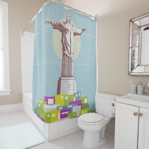Syme Hut Mount Taranaki Shower Curtain