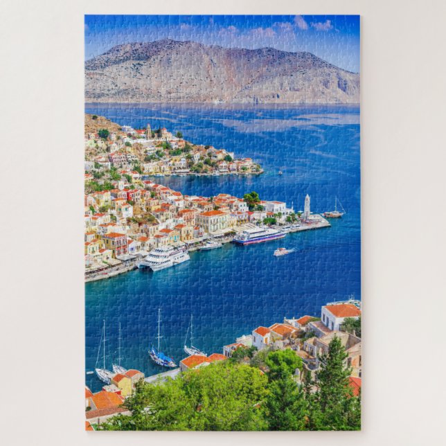 Symi Greece Jigsaw Puzzle (Vertical)