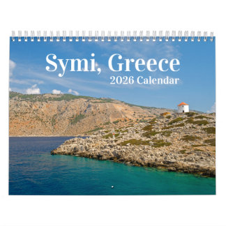 Symi Greek Island 2026 Calendar