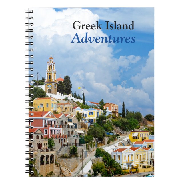 Symi Greek Island Adventures Notebook (Front)