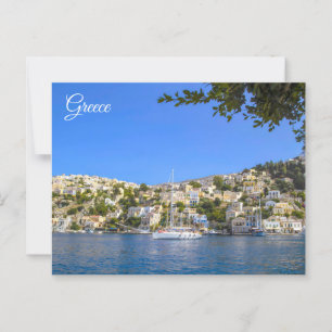 Symi Island in Greece Postcard