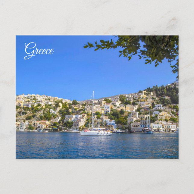 Symi Island in Greece Postcard (Front)