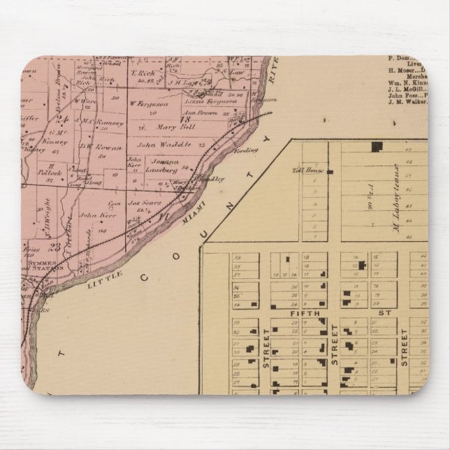Symmes Mt Pleasant, Ohio Mouse Mat (Front)