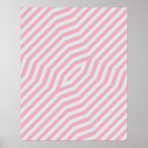 Symmetric diagonal stripes background 13 poster