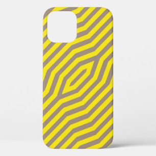 Symmetric diagonal stripes background 14 iPhone 12 case