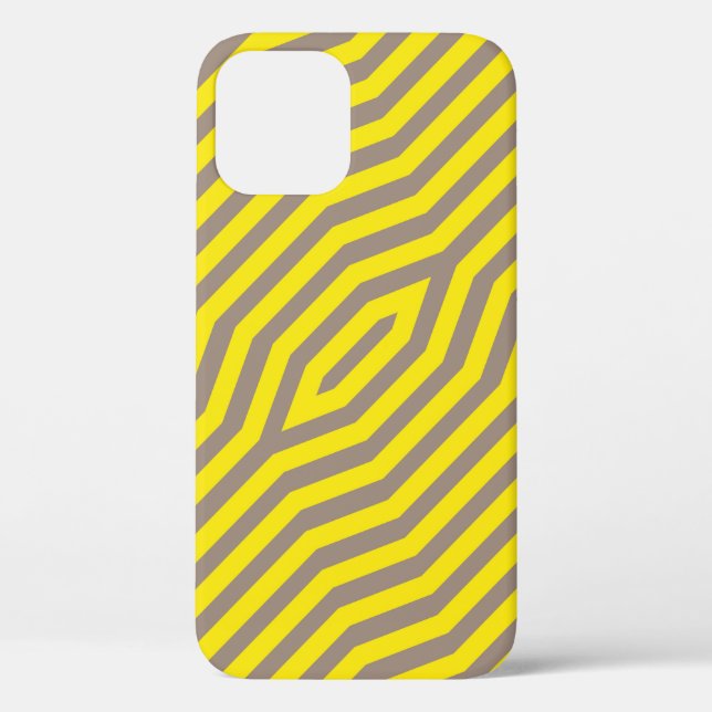 Symmetric diagonal stripes background 14 Case-Mate iPhone case (Back)