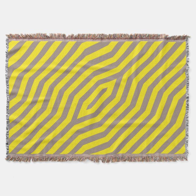 Symmetric diagonal stripes background 14 throw blanket (Front)