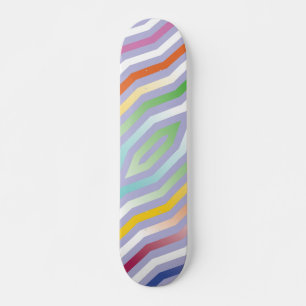 Symmetric diagonal stripes background 1 skateboard