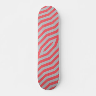 Symmetric diagonal stripes background 5 skateboard