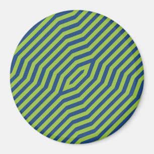 Symmetric diagonal stripes background 7 magnet