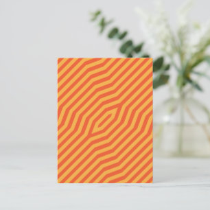 Symmetric diagonal stripes background 8 postcard