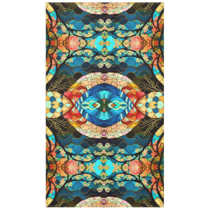 SYMMETRIC FOREST JAPANESE ART STYLE TABLECLOTH
