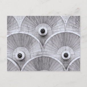 Symmetric patterns in Yerevan, Armenia. Postcard