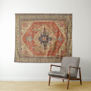 SYMMETRIC PERSIAN VINTAGE PATTERN TAPESTRY