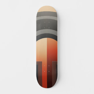 Symmetrical design with arcs skateboard