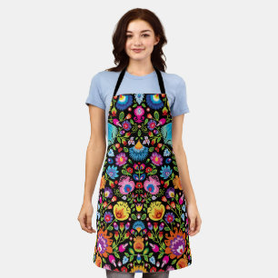 Symmetrical Folklore composition Apron