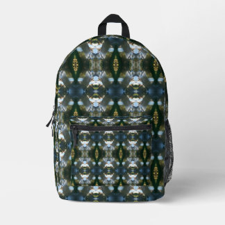 Symmetrical Shapes Printed Backpack