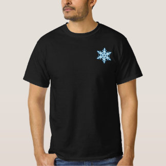 Symmetrical Snowflake Emoji Customisable Festival T-Shirt