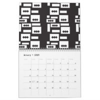 Symmetrical white geometric design with crisp, cle