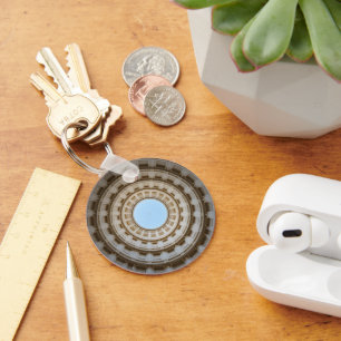 Symmetrical Worm's-Eye View of a Grand Dome Key Ring