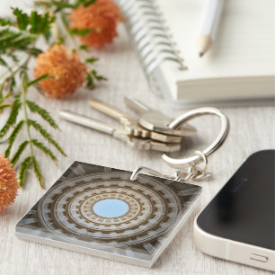 Symmetrical Worm's-Eye View of a Grand Dome Key Ring