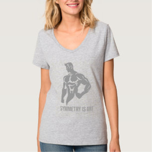 Symmetry Is Art Golden Era Bodybuilding Motivation T-Shirt