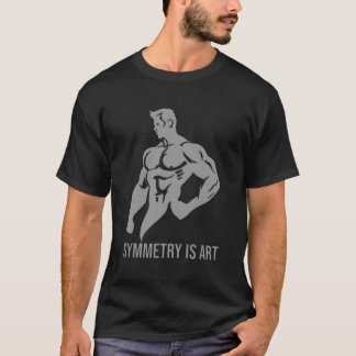 Symmetry Is Art Golden Era Bodybuilding Motivation T-Shirt