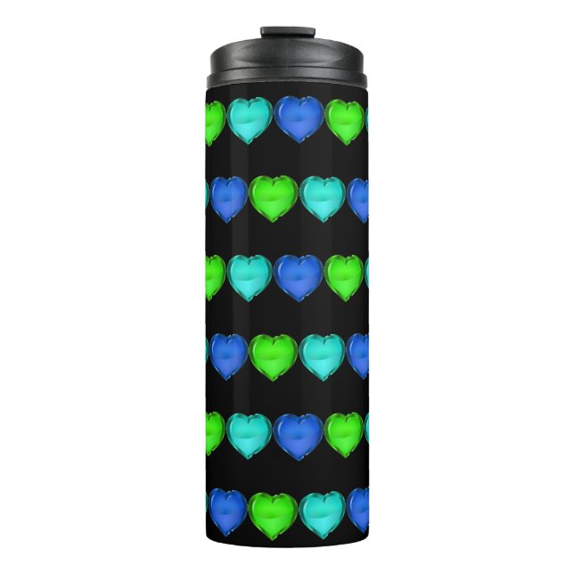 Symmetry & Sips Thermal Tumbler (Front)